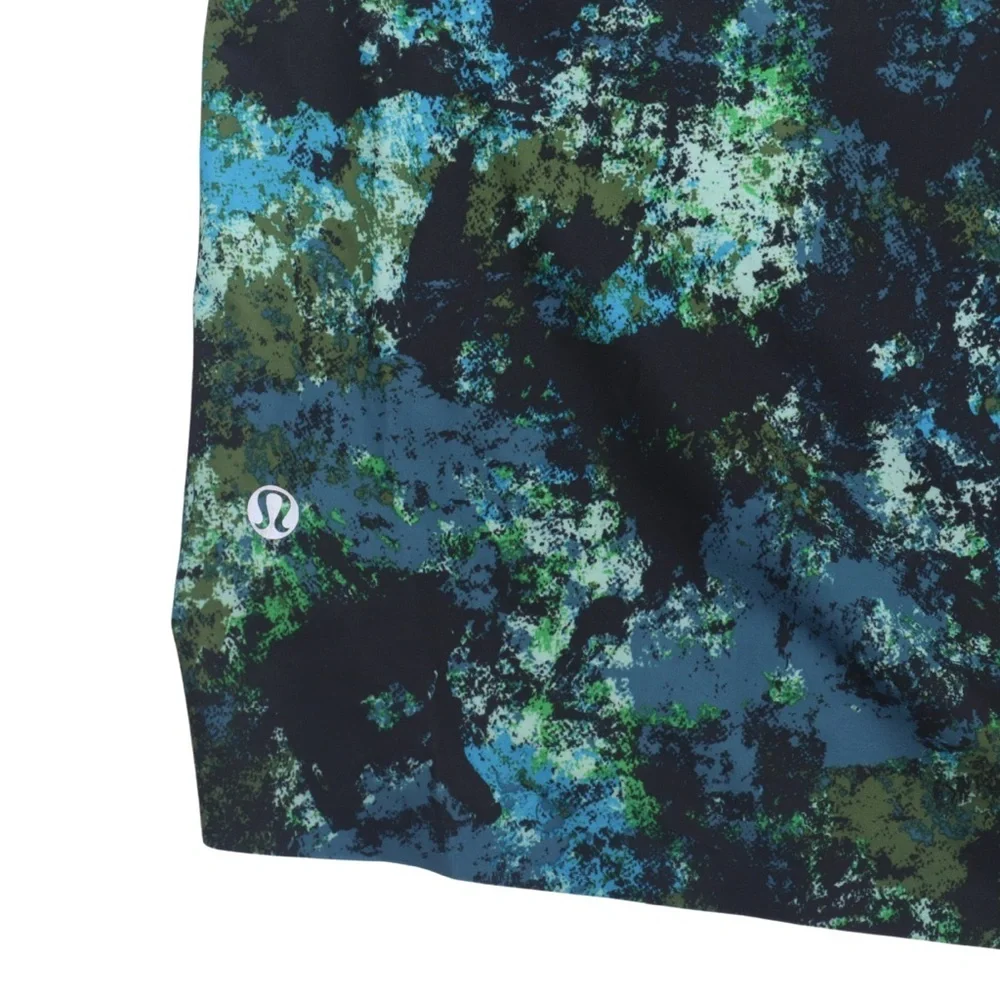lululemon athletica Board Shorts Men’s 36 Blue‎ Green Swim Trunks